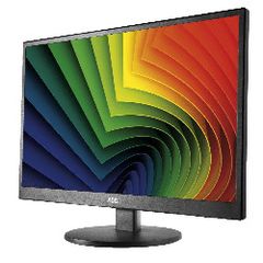 24" AOC M2470SWH Monitor MVA Wide-View Display Panel/ Two  HDMI One VGA