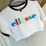 Ellesse Cropped T-shirt Top Size M Image 6