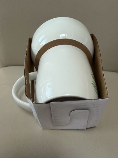 Kids porcelain set salad bowl + mug Bobi