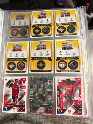 football cards + binders (offers Welcome )