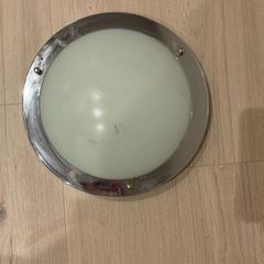 Ceiling light fitting.