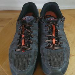 ASICS GEL-FujiAttack 5 Dark Grey Orange Men's Trail Running Shoes T630N Size Ire 10 Euro 45