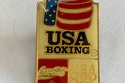 Coca Cola Boxing Olympic pin
