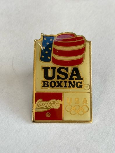 Coca Cola Boxing Olympic pin
