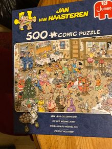 Puzzle 500 Comic By Jan van Haasteren