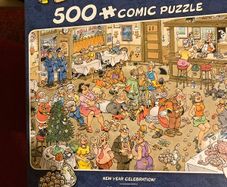 Puzzle 500 Comic By Jan van Haasteren