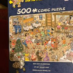 Puzzle 500 Comic By Jan van Haasteren