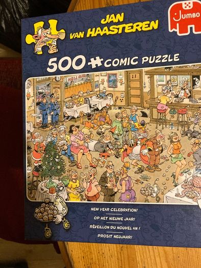 Puzzle 500 Comic By Jan van Haasteren