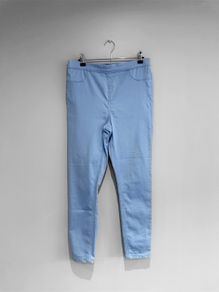 Pre Owned Dunnes Stores Pastel Baby Blue Skinny Jeggings