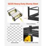 Steel Garden Cart 1200lb Capacity Heavy Duty Yard Wagon Cart 13in Tires Image 6