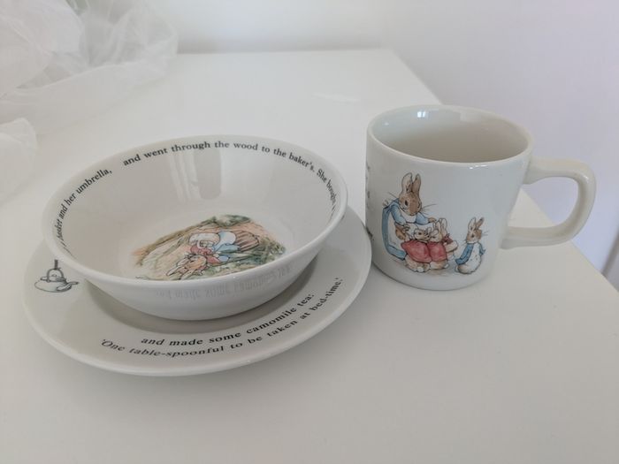 Peter Rabbit Wedgewood Toddler Feeding Set
