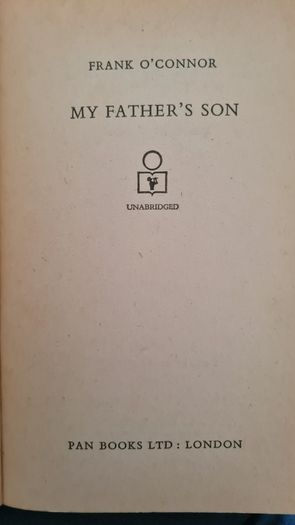 My Father's Son. By Frank O'connor. Paperback In Good Condition.