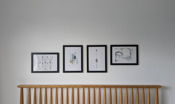5 black frames 21x30cm
