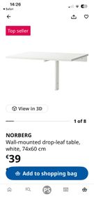 Norberg Study desk IKEA