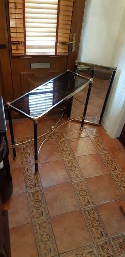 Console Table with matching Mirror