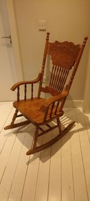 wooden rocking chair