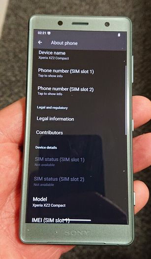 sony xperia xz2c