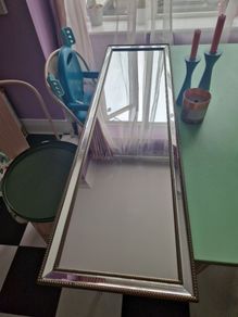 Mirror with Beaded Edge