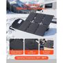 60W Foldable Solar Panel Charger, 16BB N-Type Monocrystalline Solar Panel 24% Efficiency, Lightweight Portable with MC4 Output, Type-C, USB-A & DC Ports for Power Stations Camping Hiking Image 5