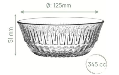 Glass Bowls (6 pcs)