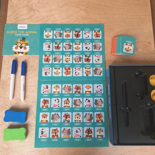Mideer Guess The Animal Board Game Excellent Condition
