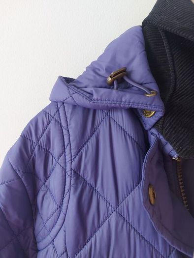 BARBOUR purple quilted jacket