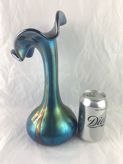 Rare Mid Century Joska Studio design glass vase