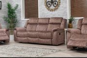 Gresham 3+2 or 3+1+1 Sand Fabric Recliner Sofa Set
