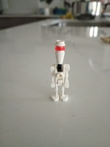 Lego star wars minifigure assassin droid White sw0215