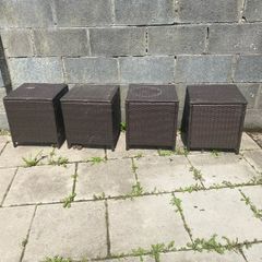wicker stools