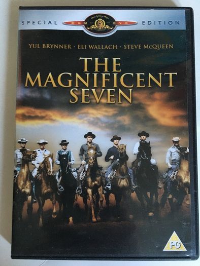 The Magnificent Seven Quadrilogy 1960-1972 (Yul Brynner, Eli Wallach, Steve McQueen, Charles Bronson, Robert Vaughan, George Kennedy & Lee Van Cleef) [4xMovie DVD]