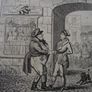 2 x Mid 19th Century Engraved Caricatures by George Cruikshank Image 4