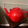 Large Author Wood Tea Pot (vintage) Image 3