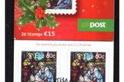 2013 Ireland Christmas Self-adhesive Commemorative Stamps Booklet Fine Used With Dublin Pictorial Cancel (first day)