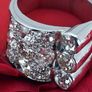 Stunning Art Deco 1930s Platinum 3.1ct Diamond Tank Ring Image 9