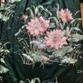 Custom Made Long Botanical Print Pair of Curtains. Image 5