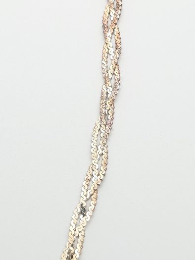 Vintage Italian Designer Milor Sterling Silver Multistrand Chain