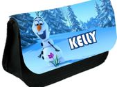 Disney Frozen Olaf personalised pencil case Make up bag School Birthday Gift Boys Girls with your own name on it! / back to school stationery