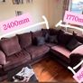 Large L shaped Couch for sale Image 2