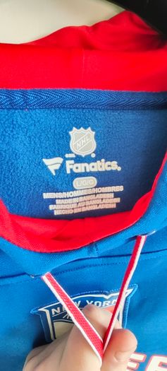 New York Rangers Fanatics Make the Play Pullover Hoodie - Blue