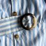 Sezane blue and white stripe dress Image 5