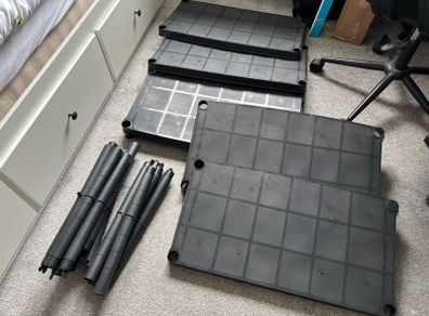 5 Tier Garage Plastic Shelving