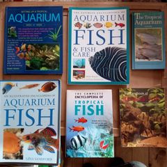 Five Aquarium Tropical Fish Books