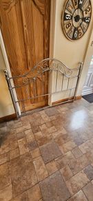Free silver king size headboard