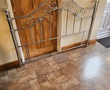 Free silver king size headboard