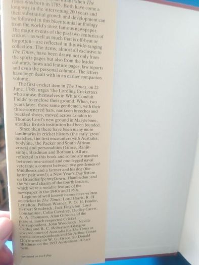 200 Years of Cricket in The Times
