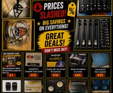 New Equipment Added - All Recording Equipment Must Go
