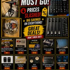 New Equipment Added - All Recording Equipment Must Go