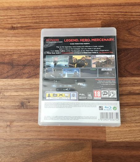 Metal Gear Solid V Ground Zeroes PS3 PlayStation 3