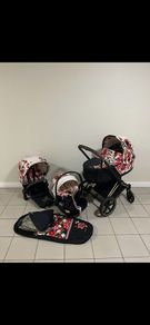 Cybex Platinum Priam Buggy Spring Blossom Travel System